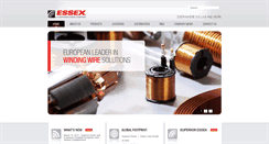 Desktop Screenshot of essexeurope.com